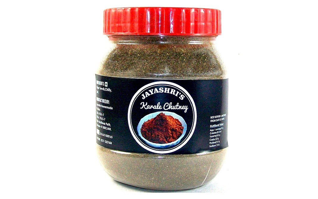 Jayashri's Karale Chutney    Plastic Jar  250 grams
